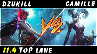 Dzukill - Yone vs Camille TOP Patch 11.4 - Yone Gameplay