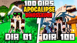 EU SOBREVIVI 100 DIAS NO JURASSIC PARK NO MINECRAFT MULTIPLAYER