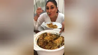 Kareena Kapoor Khan Gorges on 'Moong Dal Ka Halwa' as promised, Fans says 'Khao Akele Akele' 🍲😍🤤