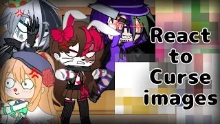Aftons react to curse images (+some animatronics and Vanny) (OLD)