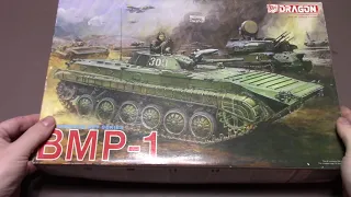in box preview: 1/35 BMP-1 Dragon Models 3503 (1989)