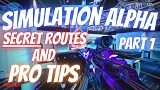 *SECRET* ROUTES AND PRO TIPS for SIMLUATION ALPHA (Splitgate)