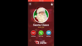 Santa Claus Text Voicemail and Call app Gaming