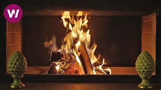 Relaxing Crackling Fireplace in High Defintion | 8 HOURS | HD 1080p