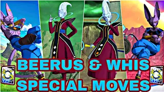 BEERUS & WHIS ALL SPECIAL MOVES!! 🔥 IN DRAGON BALL LEGENDS