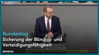 Bundestagsdebatte zur Sicherung der Bündnis- und Verteidigungsfähigkeit am 22.03.24