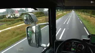 Netherlands POV driving by national routes without talking and without music. Only natural sounds