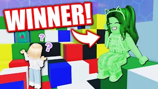 Winning This EXTREME Color Block HIDE AND SEEK (Roblox)