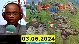 AMAKURU YA #BBC #GAHUZA 03.06.2024 #CONGO #INTAMBARA_M23_YABAYE_NABI_CANE NAYO #BURUNDI #RWANDA