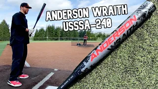 Hitting with the ANDERSON WRAITH | USSSA 240 Slowpitch Softball Bat Review