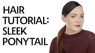 Hair Tutorial: Sleek Low Ponytail | Sephora