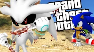 SONIC THE HEDGEHOG FINDS EVIL SILVER MOD (GTA 5 PC Mods Gameplay)