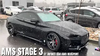 Stage 3 AMS Performance Tuned 2017 Infiniti Q60 AWD Redsport Modlist | Infiniti Q60/Q50