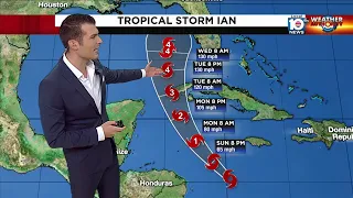 Tropical Storm Ian 11 a.m. advisory update