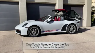 mods4cars SmartTOP for Porsche 911 Targa (992) - One-Touch / Remote open / close Top