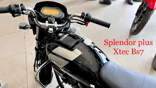 New 2023 Hero Splendor Plus Xtec Bs7 Review | Price | Mileage | Features | splendor 2023 model