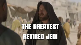 "Obi-Wan Kenobi" in the style of 1980s TV show "The Greatest American Hero"