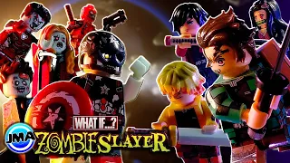 Lego Zombie Slayer: Demon Slayer X Marvel What If Zombies💀 - BrickFilm / Stop Motion / JM ANIMATION