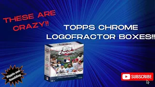 2022 MLB Topps Chrome Logofractor Boxes. Crazy Pulls. I want more!!