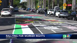 On May Day, advocates rally for worker rights in Sacramento