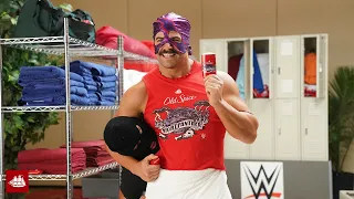 Old Spice Night Panther WWE Locker Room Fight