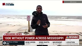 MSNBC Shaquille Brewster heckled during live shot