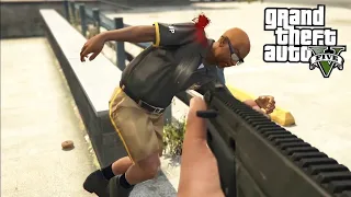GTA 5 First Person Shootout Moments (Euphoria Ragdolls)