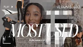 BEST FASHION PURCHASES OF 2023 | MOST USED| BELOVED LUXURY FASHION | VLOGMAS 003