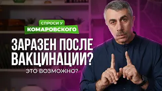 После вакцинации человек может быть заразен? | Спроси у Комаровского