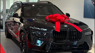 2024 BMW X7 Sapphire Black With M Sport Package and Cognac Interior