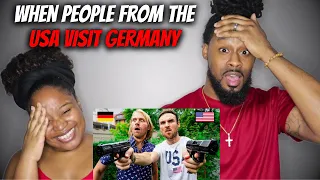 🇩🇪 ARE WE REALLY THIS BAD?! American Couple Reacts "When People From the USA Visit GERMANY Part 3"