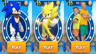 Sonic Dash vs Sonic Forces vs Sonic Dash 2 Sonic Boom vs Vlad & Niki Run All Characters Unlocked