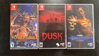 LRG Nintendo Switch Triple Unboxing ShadowMan,PowerSlave Exhumed, and Dusk