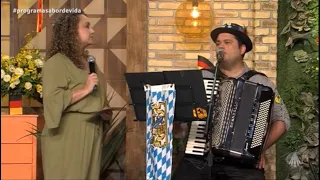 Banda típica alemã DAUERLAUFBAND na TV Aparecida, no Programa Sabor de Vida