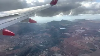 Landing at Alicante Airport (ALC) 15/1/22