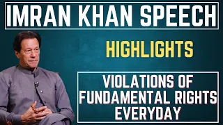 Chairman PTI Imran Khan's Address to Nation with English Subtitles