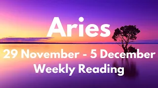 ARIES BIG NEWS! GET READY FOR MAGIC TO HAPPEN! Nov 29 - 5 Dec