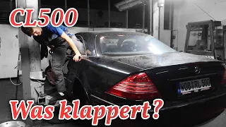 Die Hinterachse ist auch verbogen!! CL500 Unfall Reparatur  | MOODY Cars