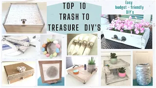 TOP 10 TRASH TO TREASURE DIY’s * Favorite Diy’s * Rustic Farmhouse DIY’s * BlondieNextDoor