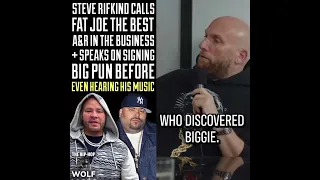 Steve Rifkind calls Fat Joe the BEST A&R in the business. #Thehiphopwolf