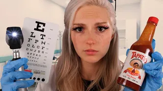 ASMR Cranial Nerve Exam But Everything is Wrong!? | Doctor Check-Up Roleplay
