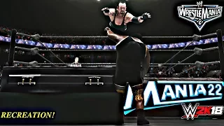 WWE 2K18 Recreation: The Undertaker wins the Casket Match vs Mark Henry at Wrestlemania 22!