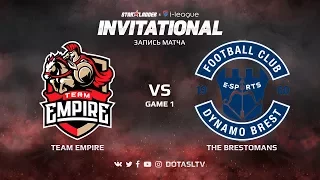 Team Empire против The Brestomans, Первая карта, SL i-League Invitational S4 СНГ Квалификация