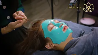 [ASMR] She got Glowy Skin Facial massage in Maya Academy