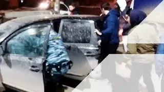 Треш задержание с зацепом за автомобиль 📹 TV29.RU (Северодвинск)