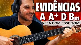 Como Tocar EVIDÊNCIAS de CHITÃOZINHO E XORORÓ no Violão Seguindo os Acordes e Compassos