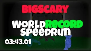 Big Scary World Record Speed Run @BigScaryOfficial