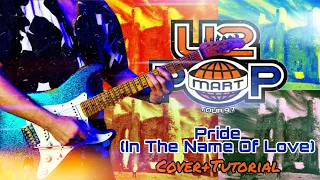 U2 - Pride (In The Name Of Love) Popmart (Guitar Cover + Tutorial) Free Backing Track Line 6 Helix