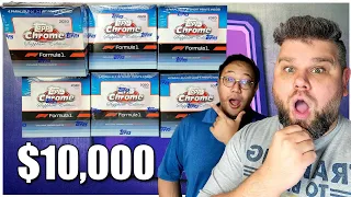 WE PULLED 🔥🔥 $10,000 Topps Chrome Sapphire Edition F1 Opening!