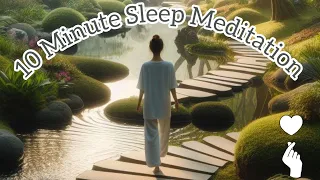 10 Minute Mindful Meditation 4K | Guided Sleep Meditation: Finding Peaceful Sleep